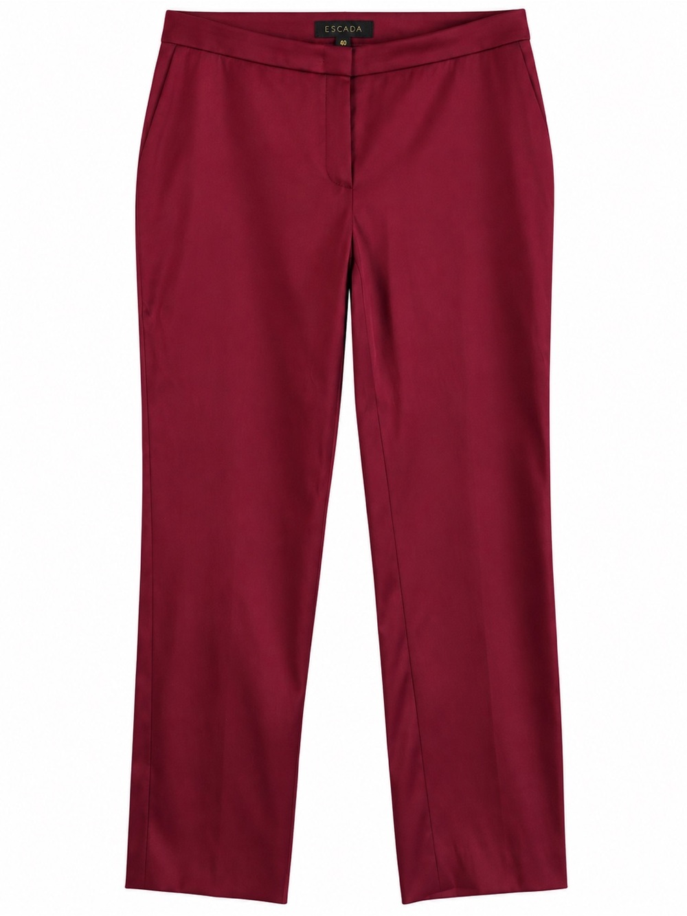 ESCADA Women’s Black Cherry Straight Leg Dress Pants Size 40 / US 10